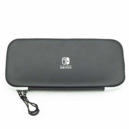 Nintendo Switch Carry Case - Sort og Hvid - Nintendo Switch Tilbehør (B Grade) (Genbrug)